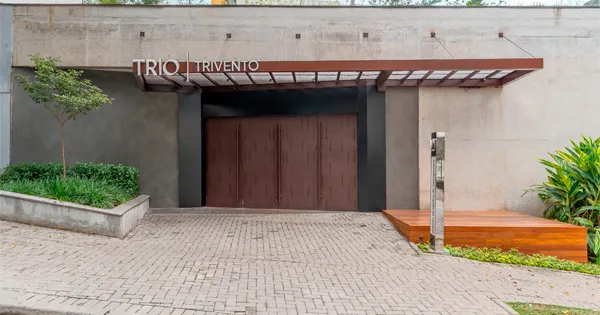 Fachada do Trio SP Hall.